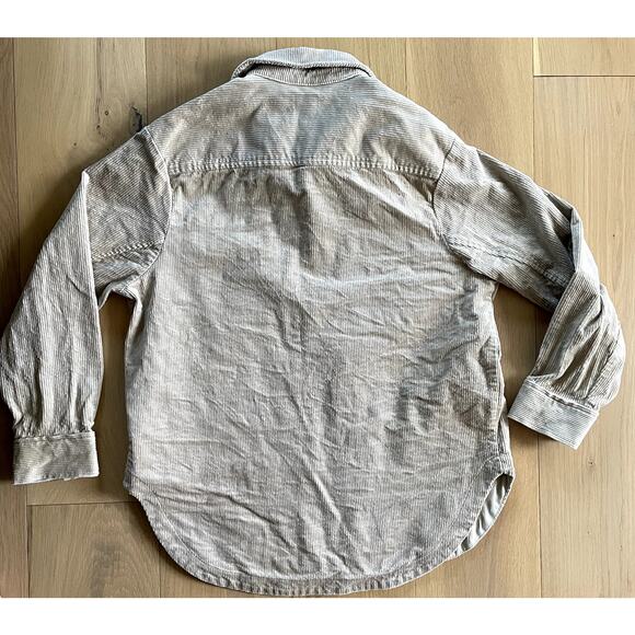 Gap Corduroy Shacket - Women's X-Small - Oatmeal Cream - Picture 2 of 4